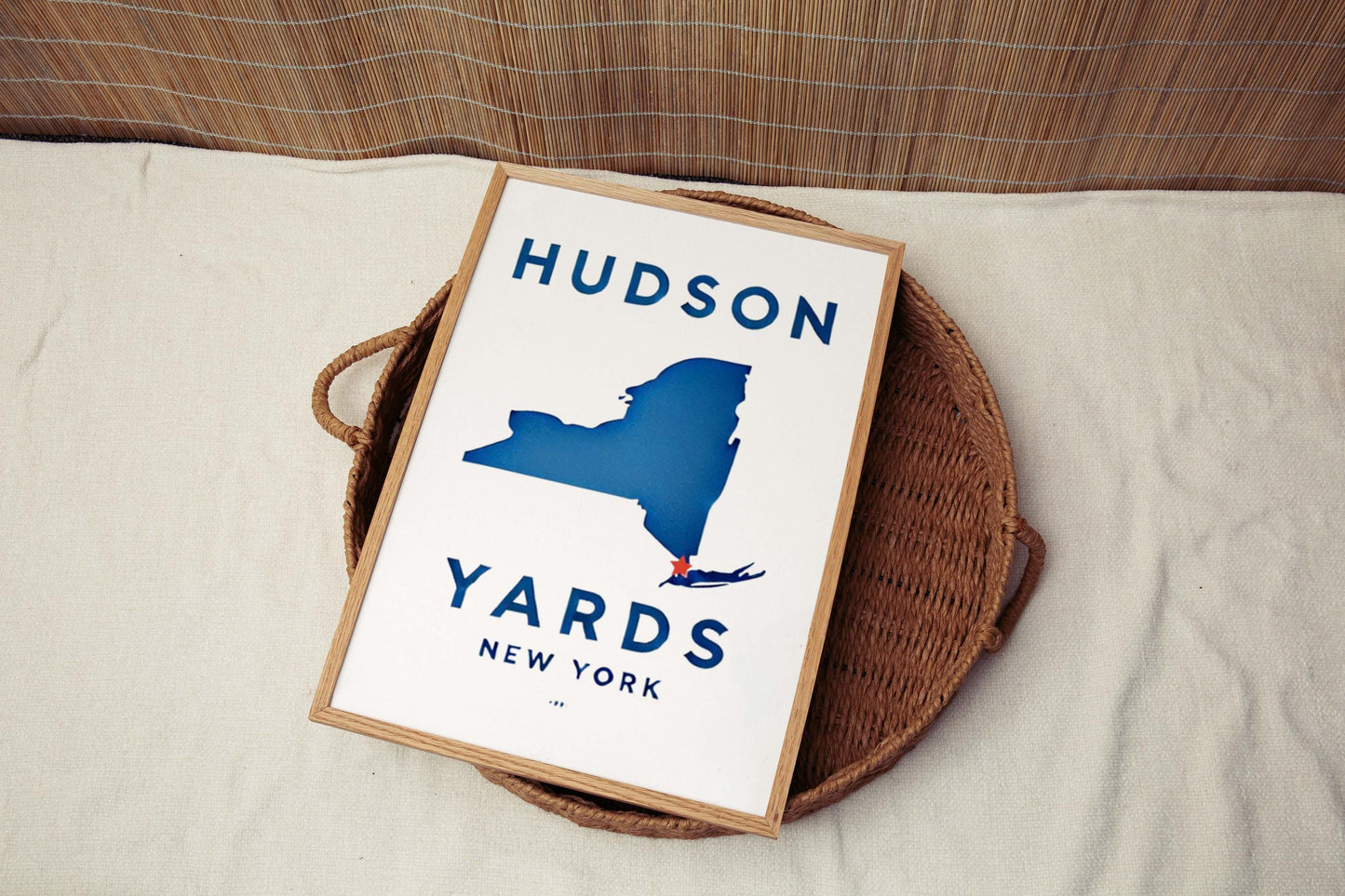 New York Art Hudson Yard Wall Print, NYC Travel Home Decor, Housewarming & College Gift, Modern Cityscape Illustration, NY Apartment Artwork