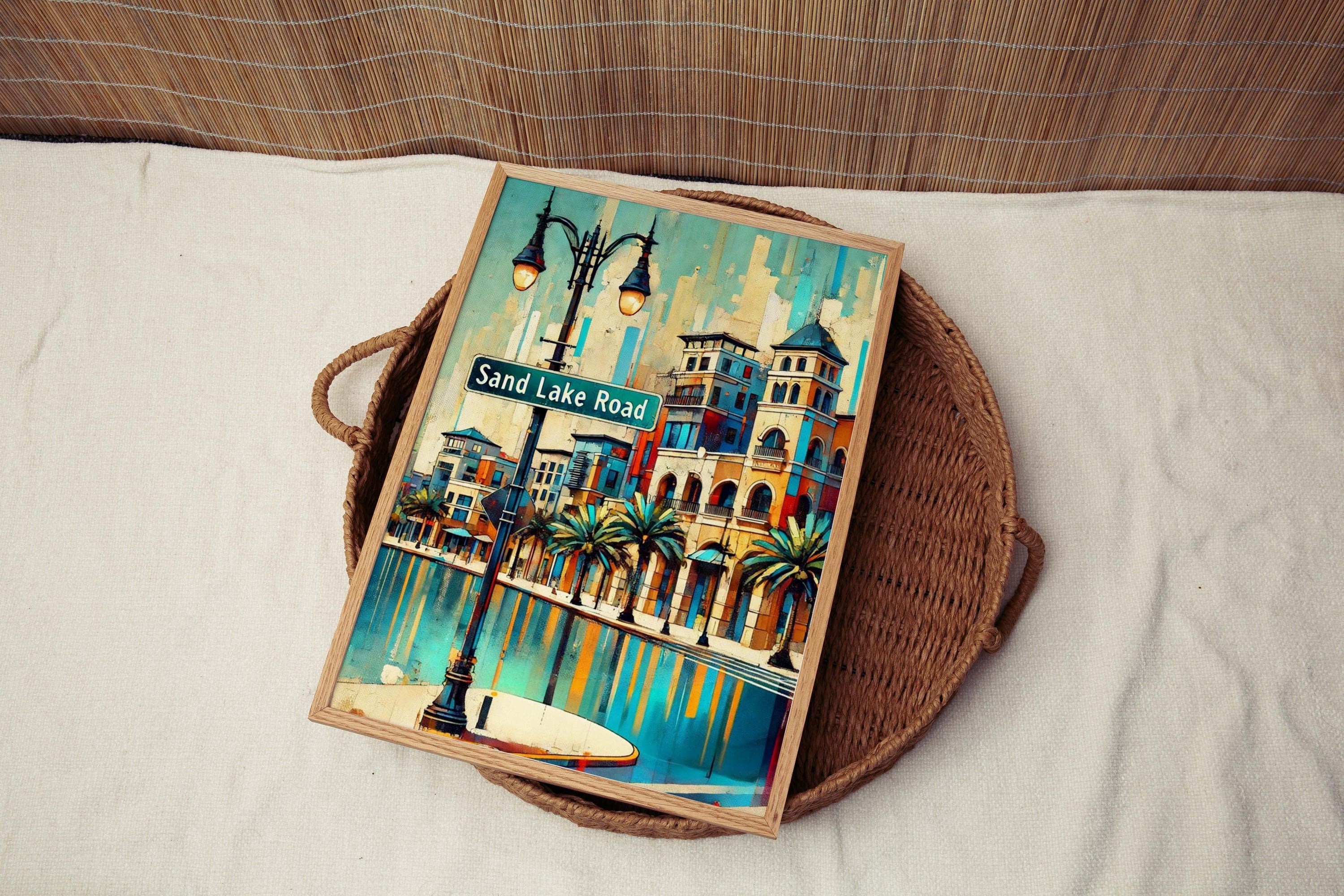 Sand Lake Road Print - Orlando, Florida, USA