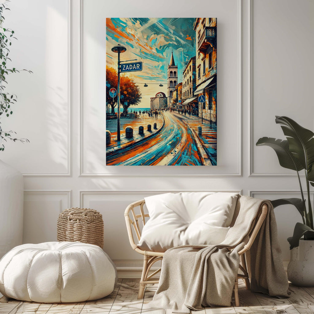 Zadar Print Cityscape - Zadar, Croatia