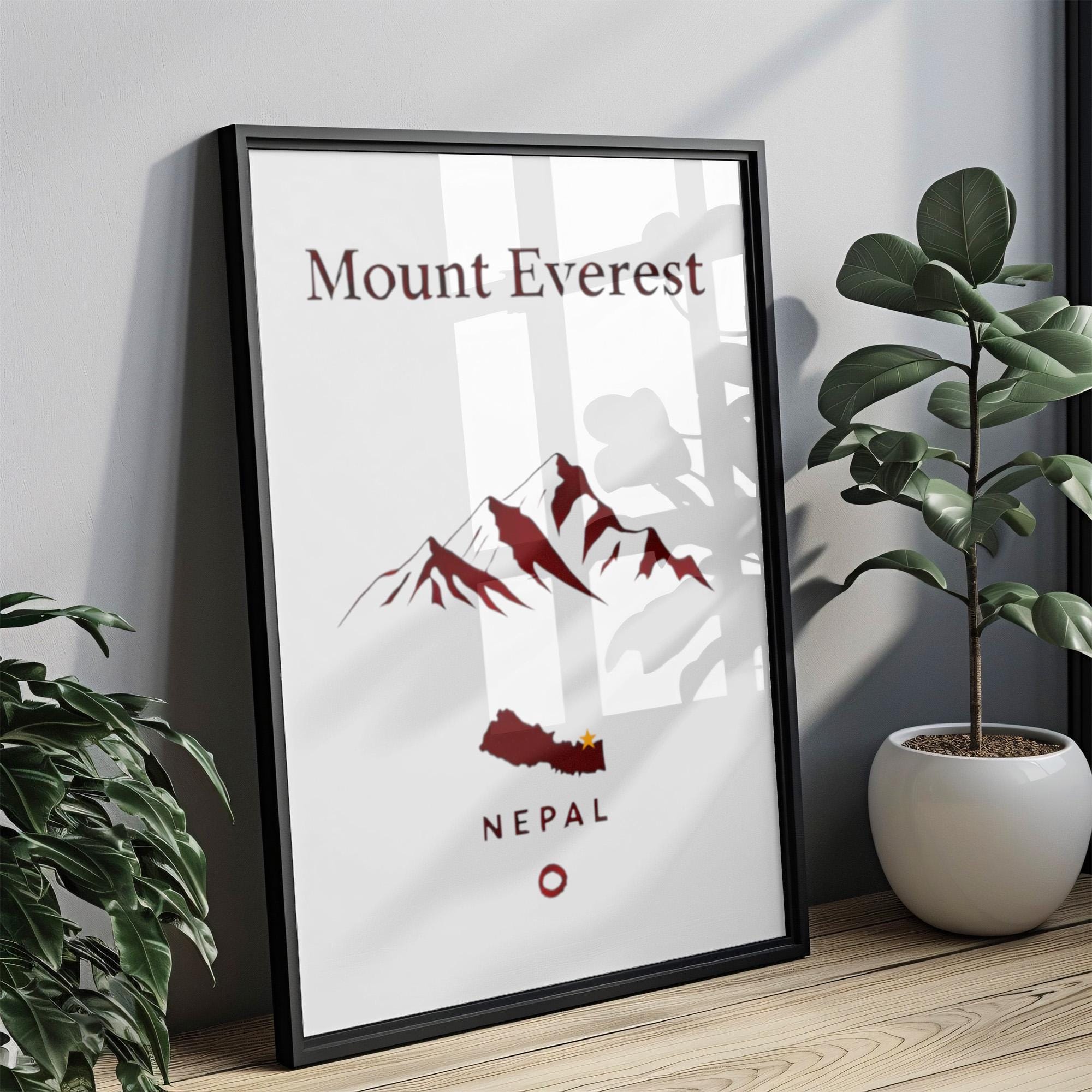 Mount Everest Travel Wall Art - Nepal