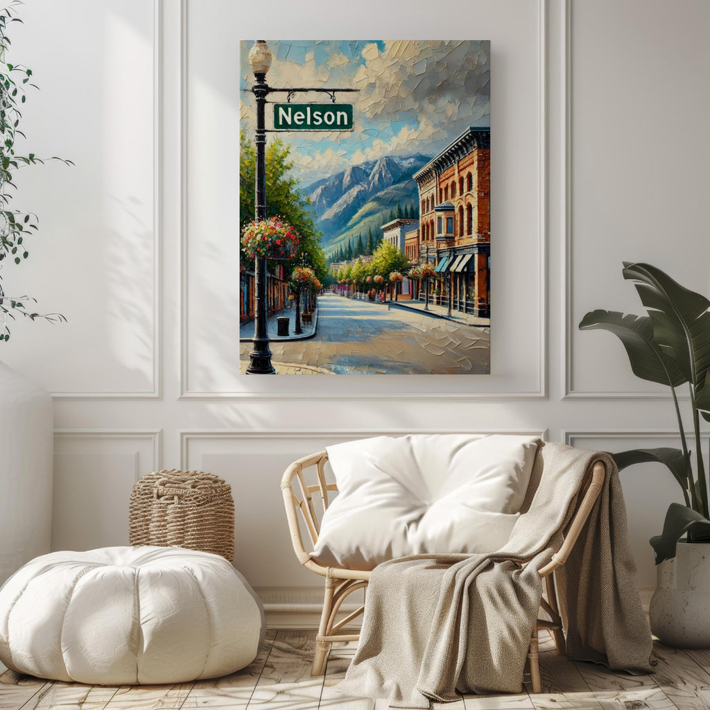 Nelson Print - Nelson, British Columbia, Canada