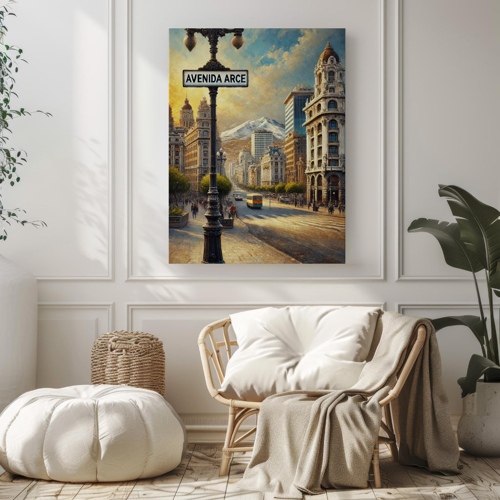 Avenida Arce Cityscape Print - La Paz, Bolivia