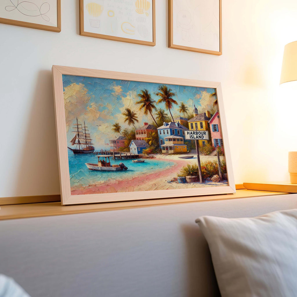 Harbour Island Print Pink Sand - Harbour Island, Bahamas