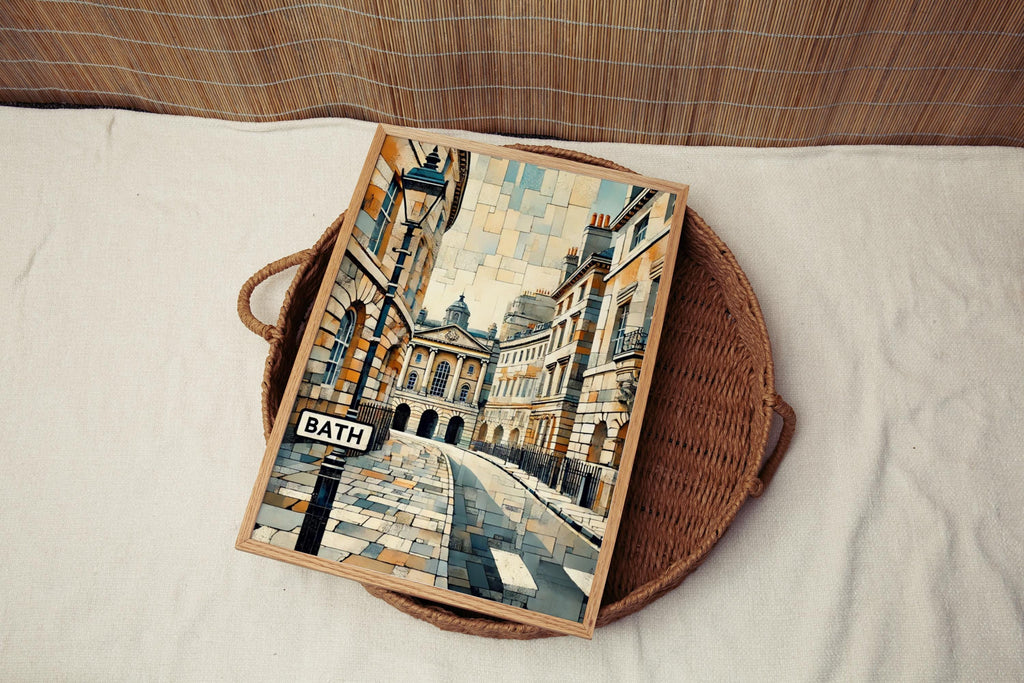 Bath Print Map - Bath, United Kingdom