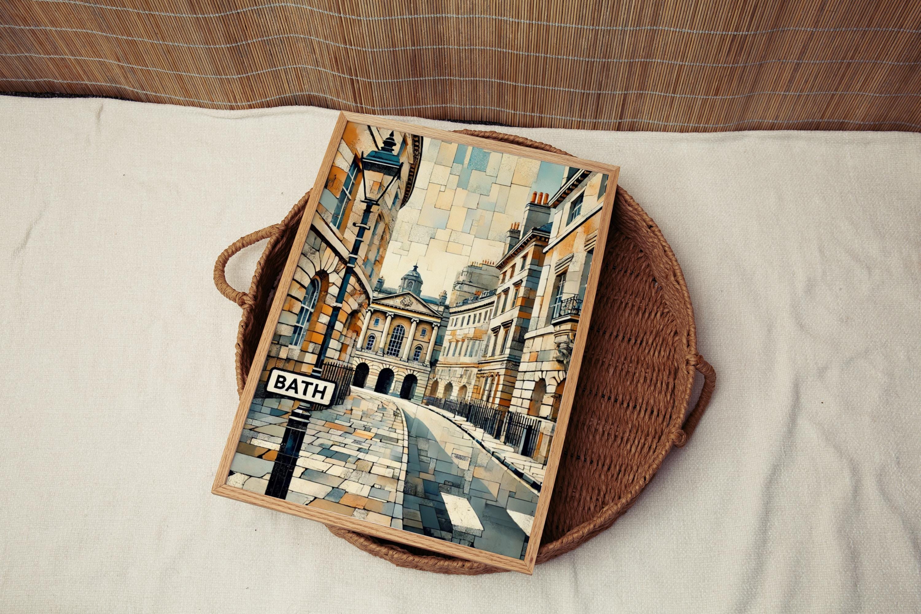 Bath Print Map - Bath, United Kingdom