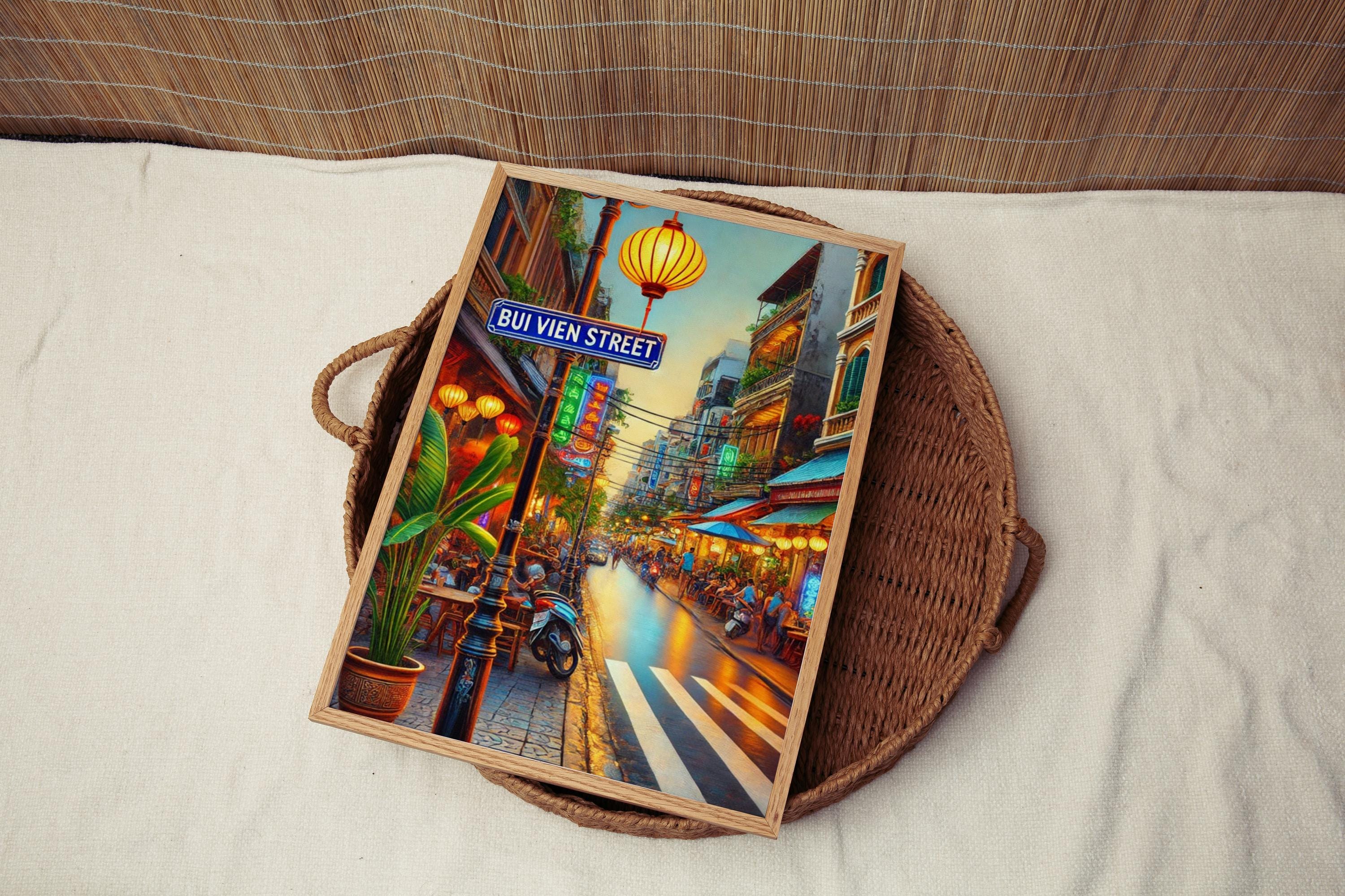 Bui Vien Street Wall Art Decor - Ho Chi Minh City, Vietnam