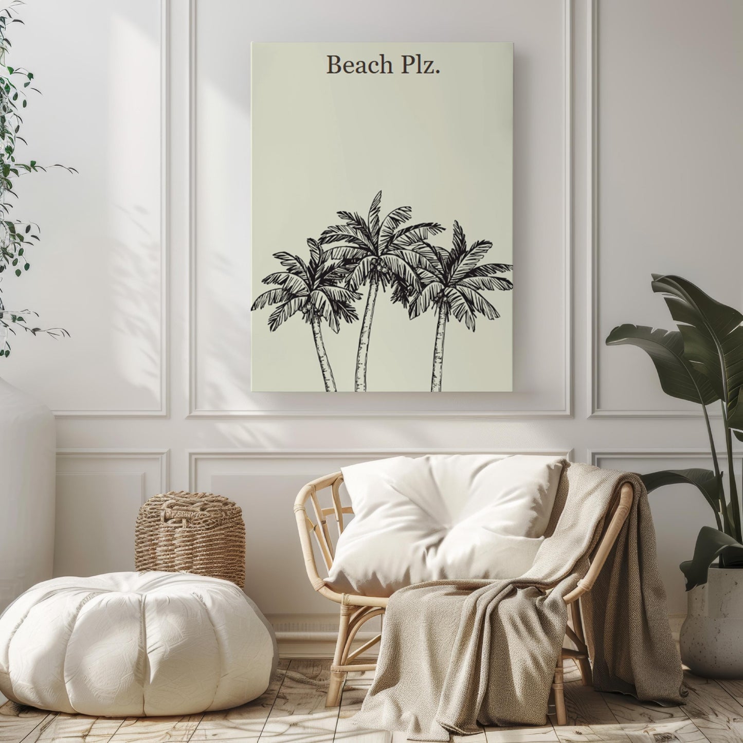Girl Art Beach Wall Decor, College Dorm Print, Travel & Home Decor, Housewarming Gift, Stylish College Wall Artwork for Girls Room