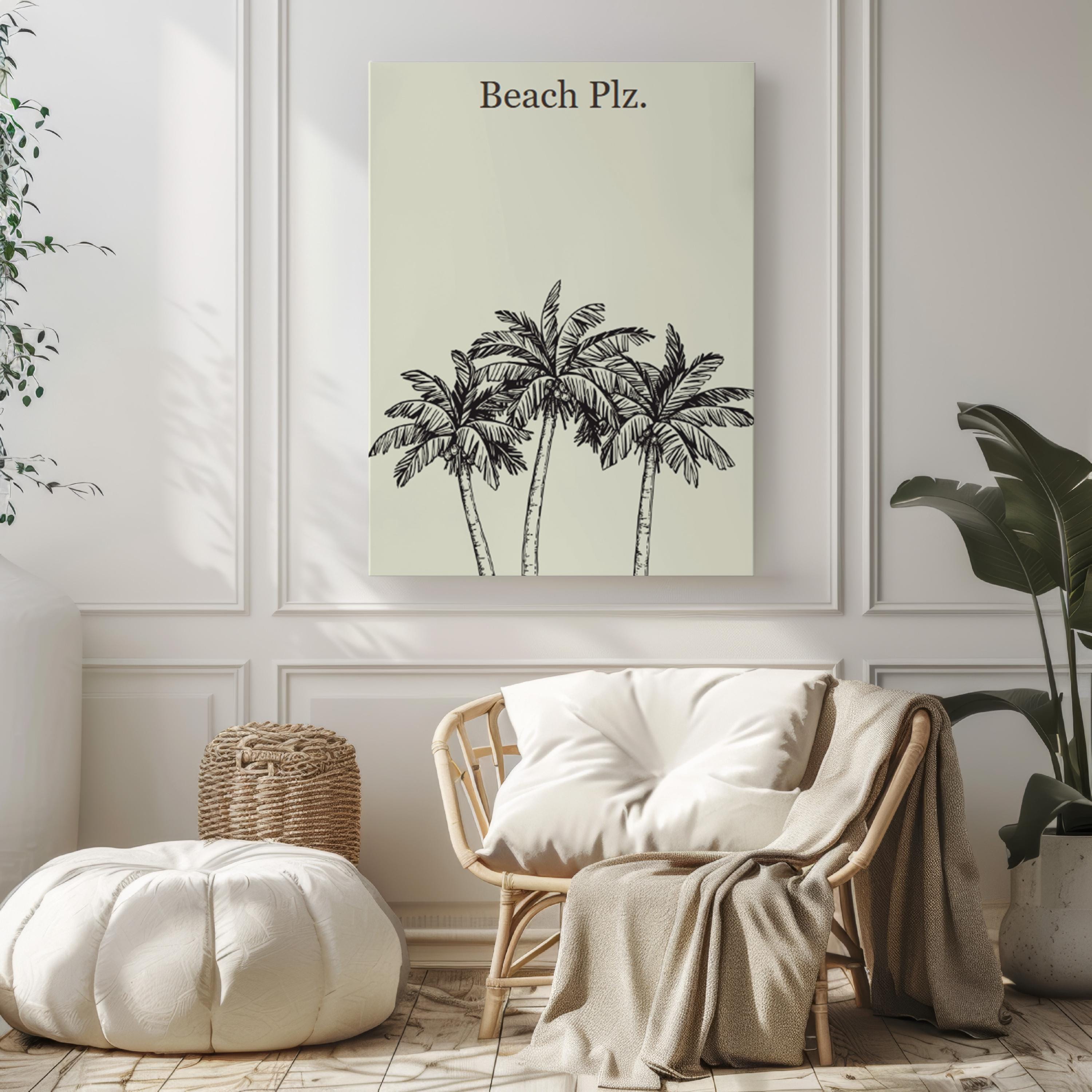 Beach Girl Wall Art College Dorm Room