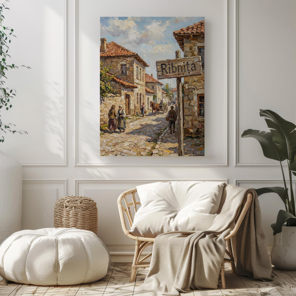 Ribnita Moldova Wall Art Print: Dniester River Travel Poster