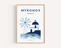 Mykonos Coastal Print - Mykonos, Greece