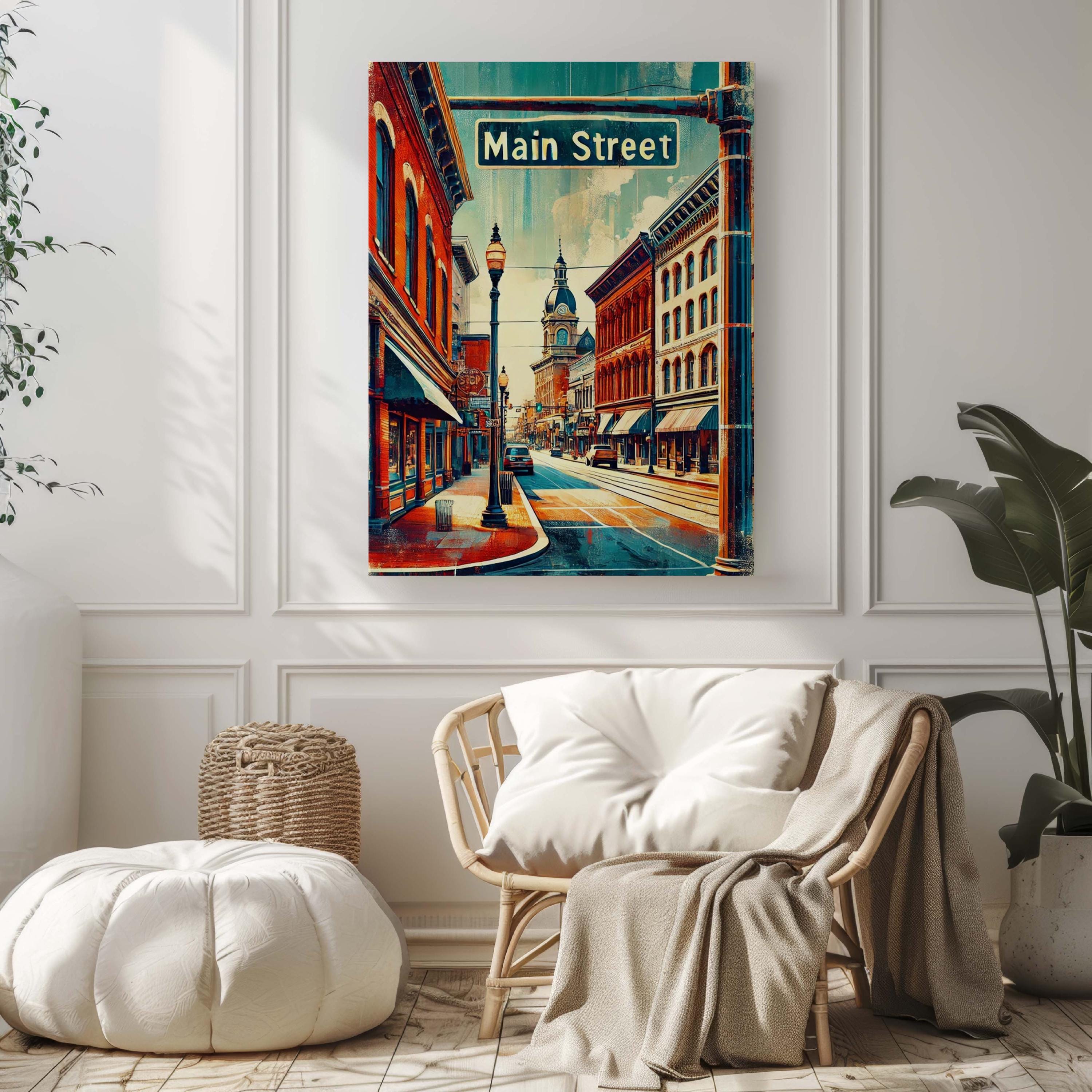 Main St Print - Lancaster, Pennsylvania, USA