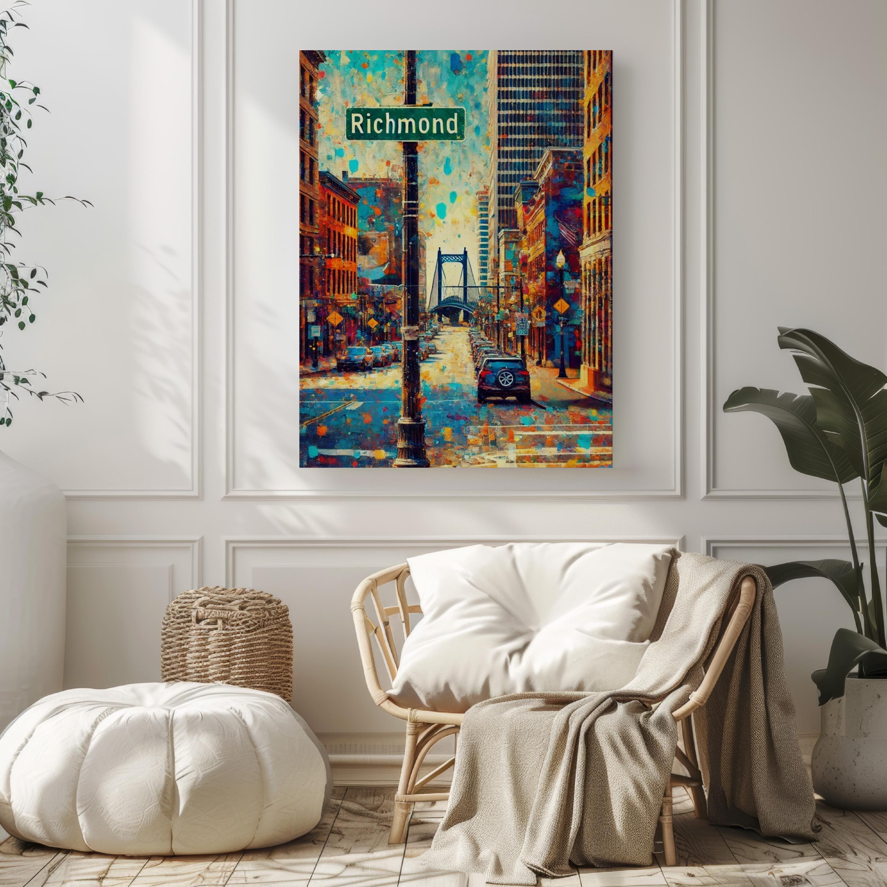 Richmond Map Print - Richmond, Virginia, USA