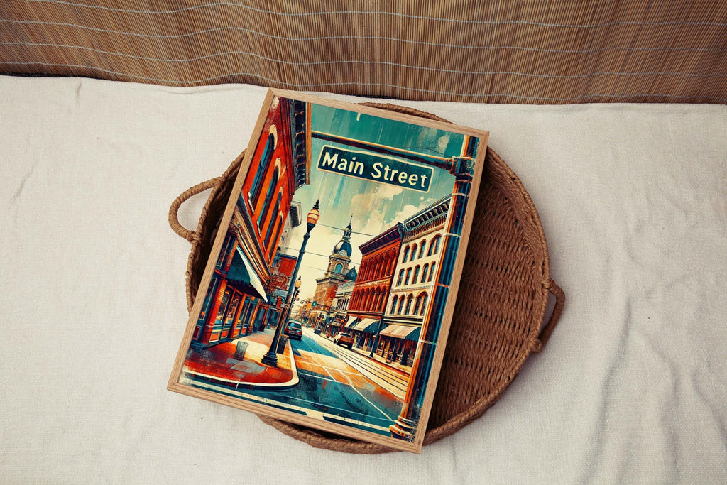 Main St Print - Lancaster, Pennsylvania, USA