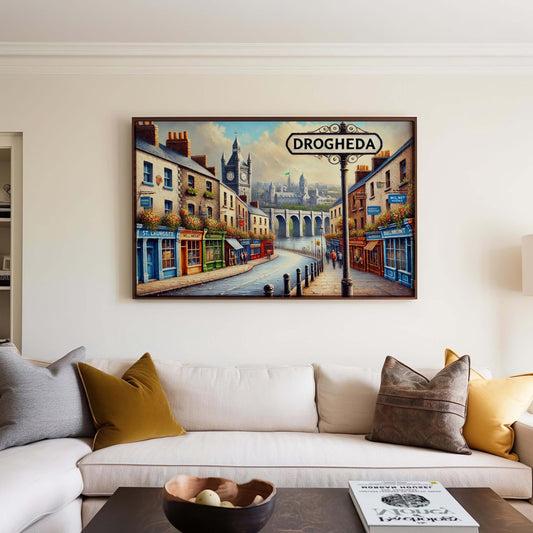 Drogheda Art Print - Ireland City Wall Art, Travel Poster, European Home Decor, Housewarming Gift, Irish Travel Print