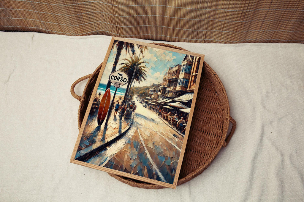 Manly The Corso Sydney Manly Souvenir Coastal Wall Art Print – Manly The Corso Sydney Manly Souvenir Coastal, USA, North America