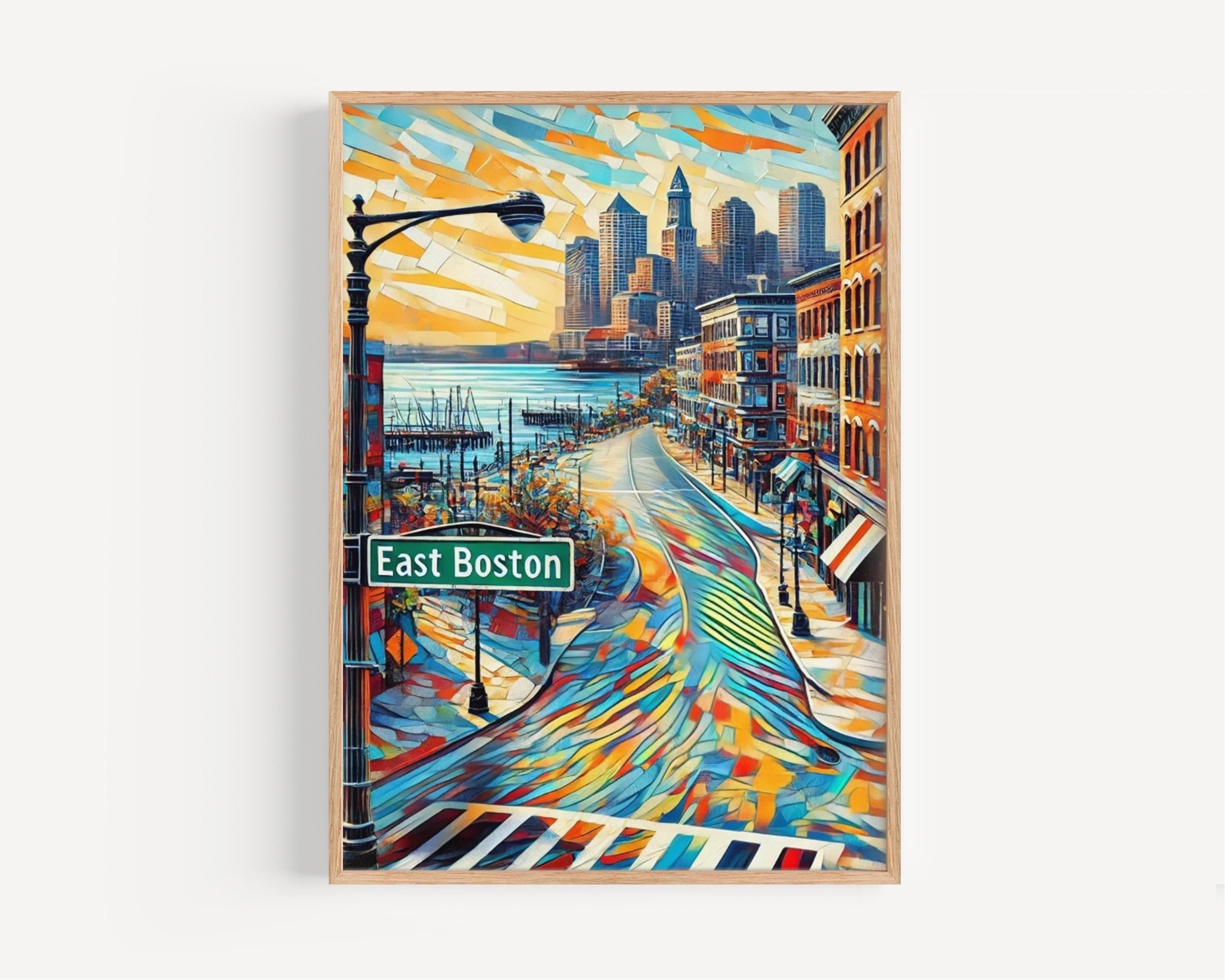 East Boston Print - East Boston, Massachusetts, USA