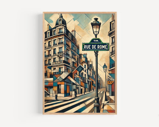 Rue de Rome Wall Art, Rue de Rome Print, Marseille Art, France Gift, Travel Print, Travel Poster, Housewarming Gift, France Artwork