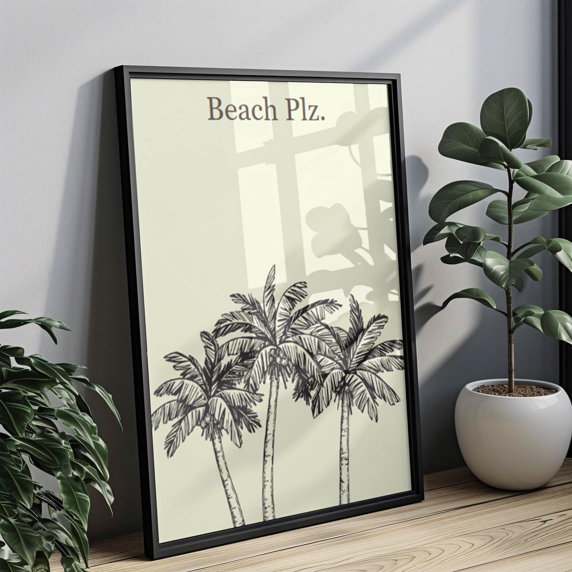 Beach Girl Wall Art College Dorm Room