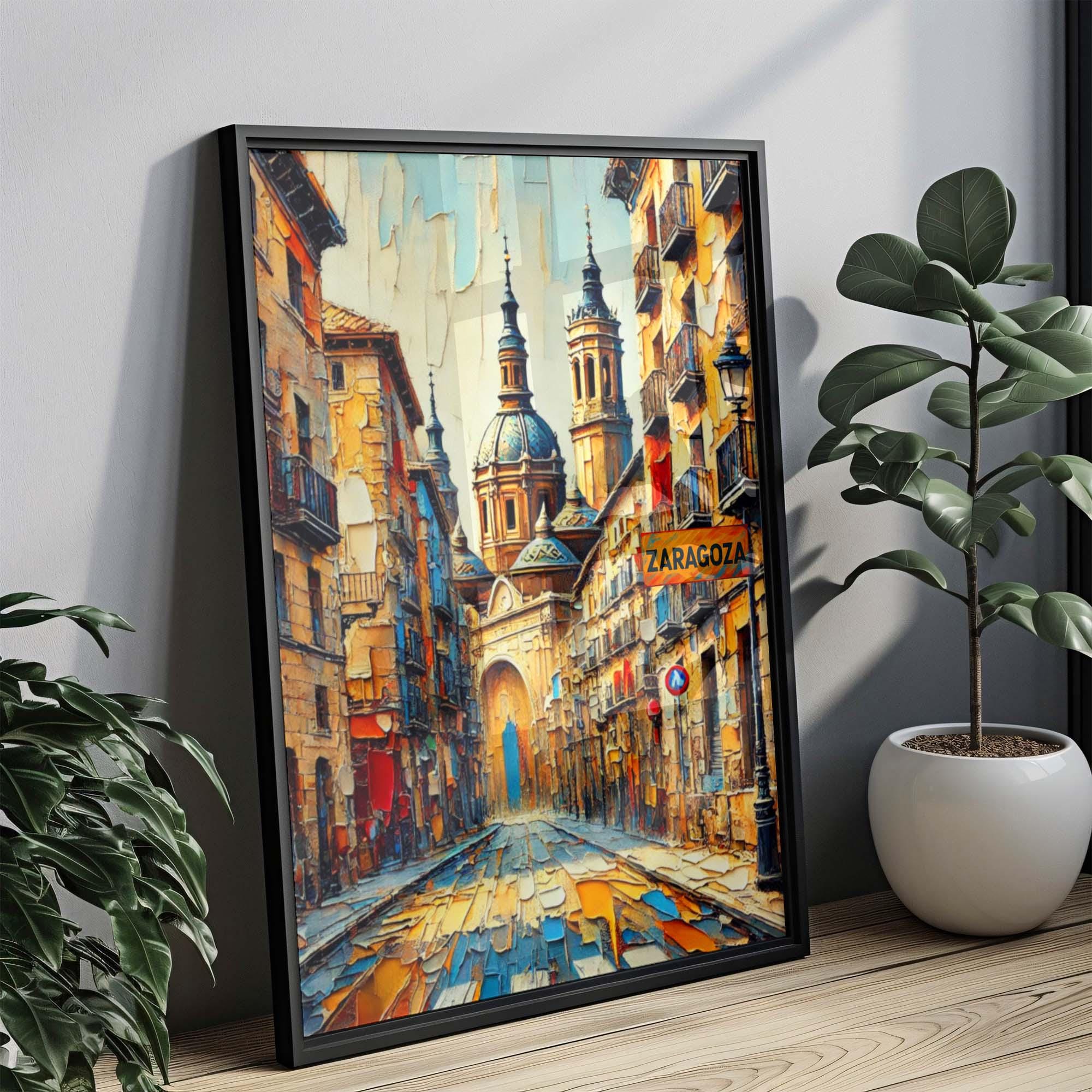 Zaragoza Art Print - Zaragoza, Spain