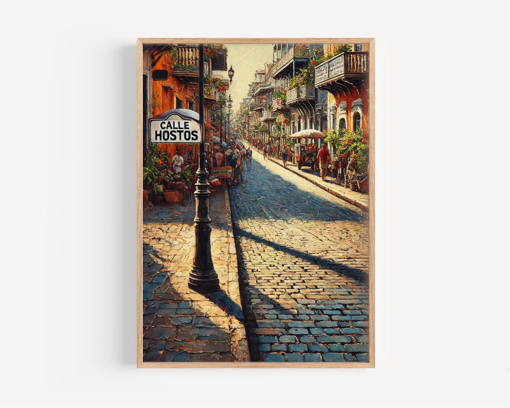 Calle Hostos Print - Santo Domingo, Dominican Republic