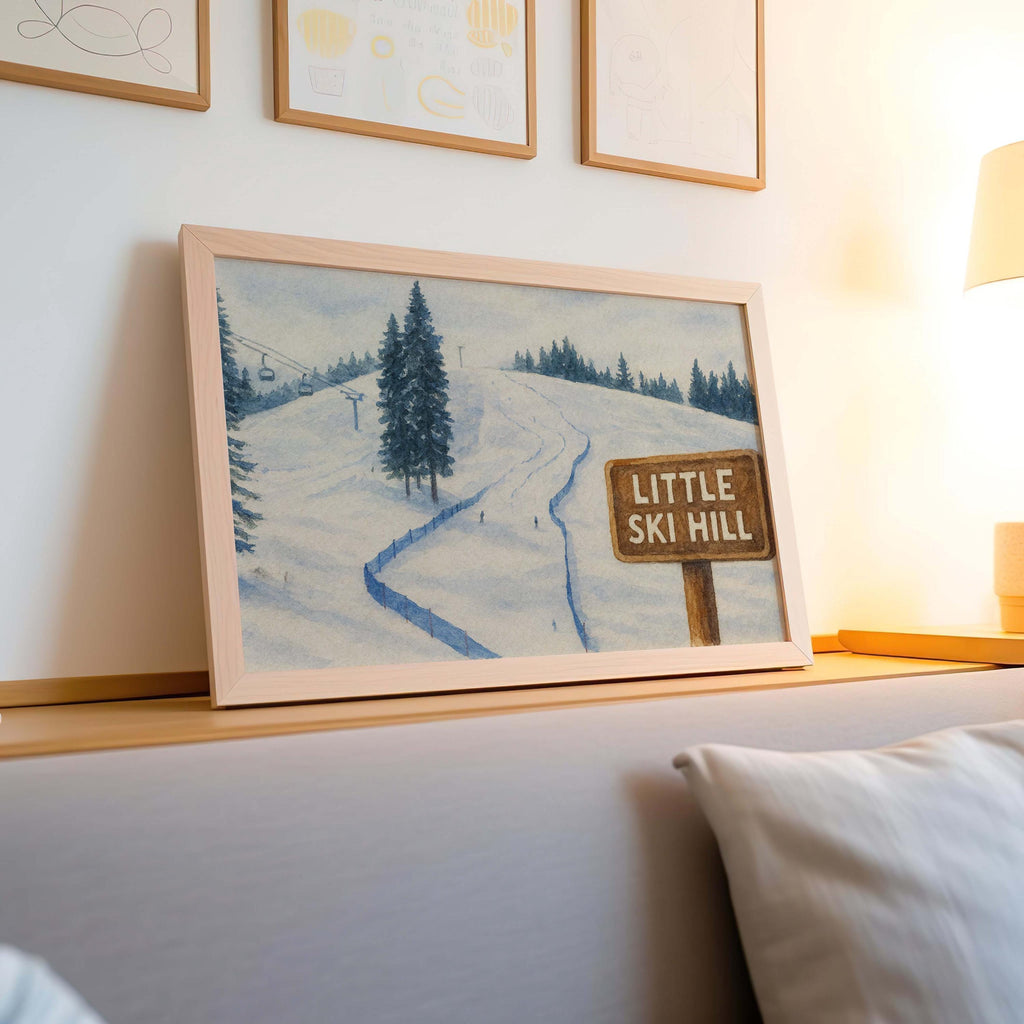 Little Ski Hill Print - McCall, Idaho, USA
