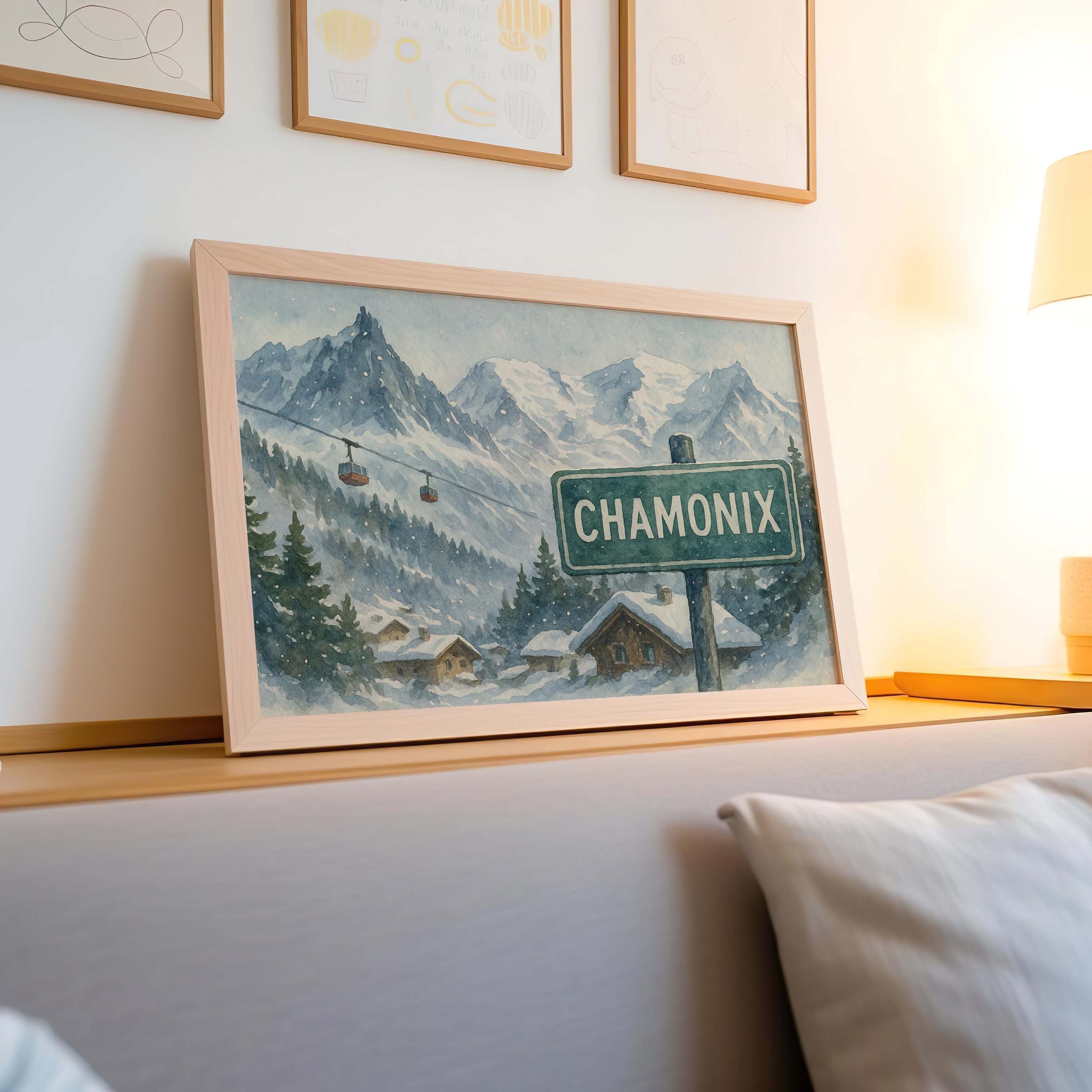 Chamonix Alps Poster - Chamonix, France