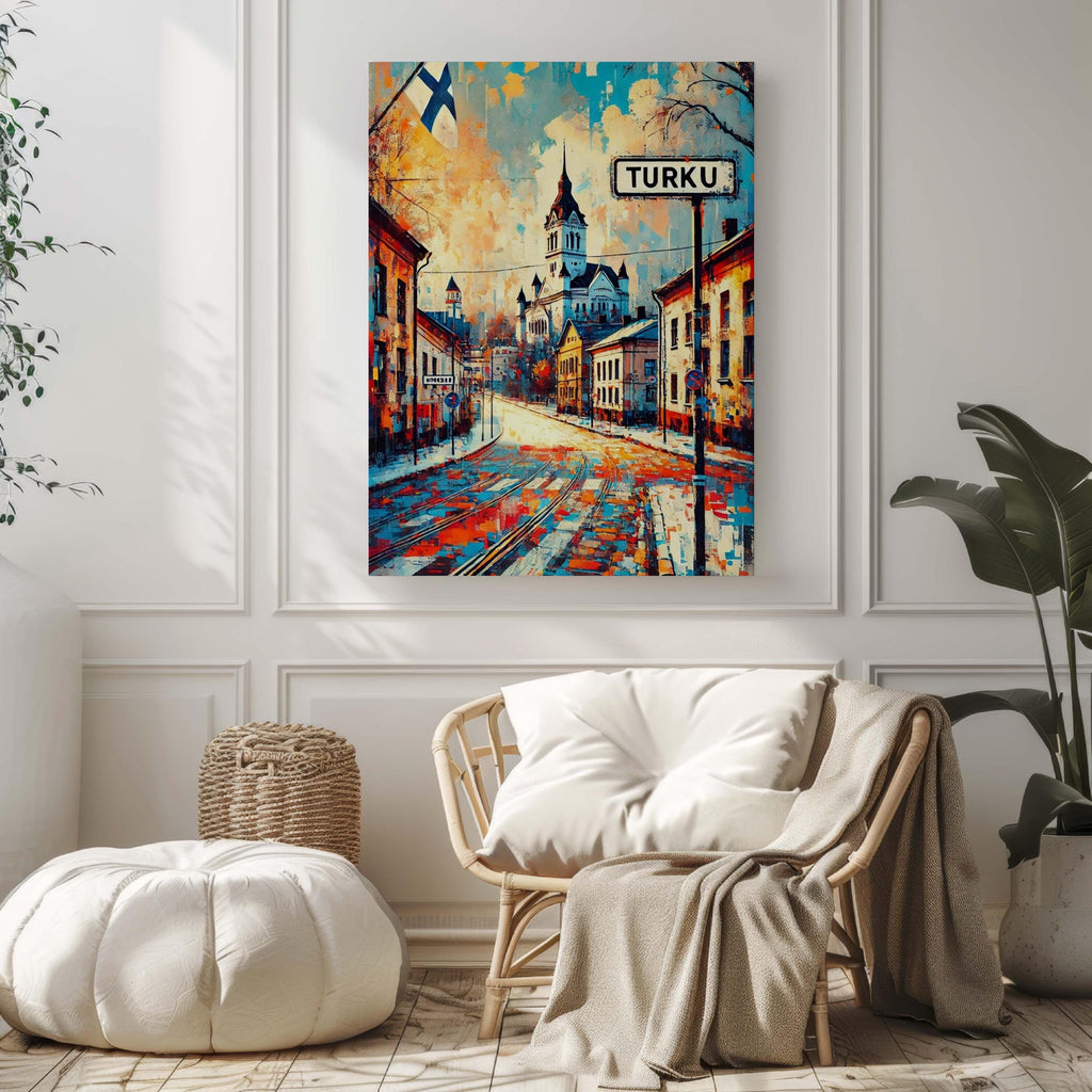 Turku Travel Print - Turku, Finland
