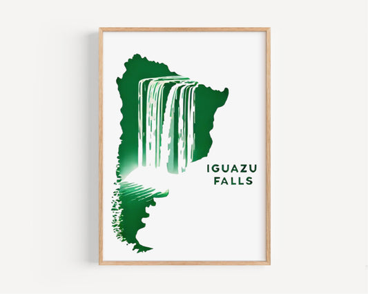 Venezuela Iguazu Falls Wall Art Print – Travel Home Decor, Housewarming Gift, Stunning Waterfall Artwork, Nature Landscape Wall Decor