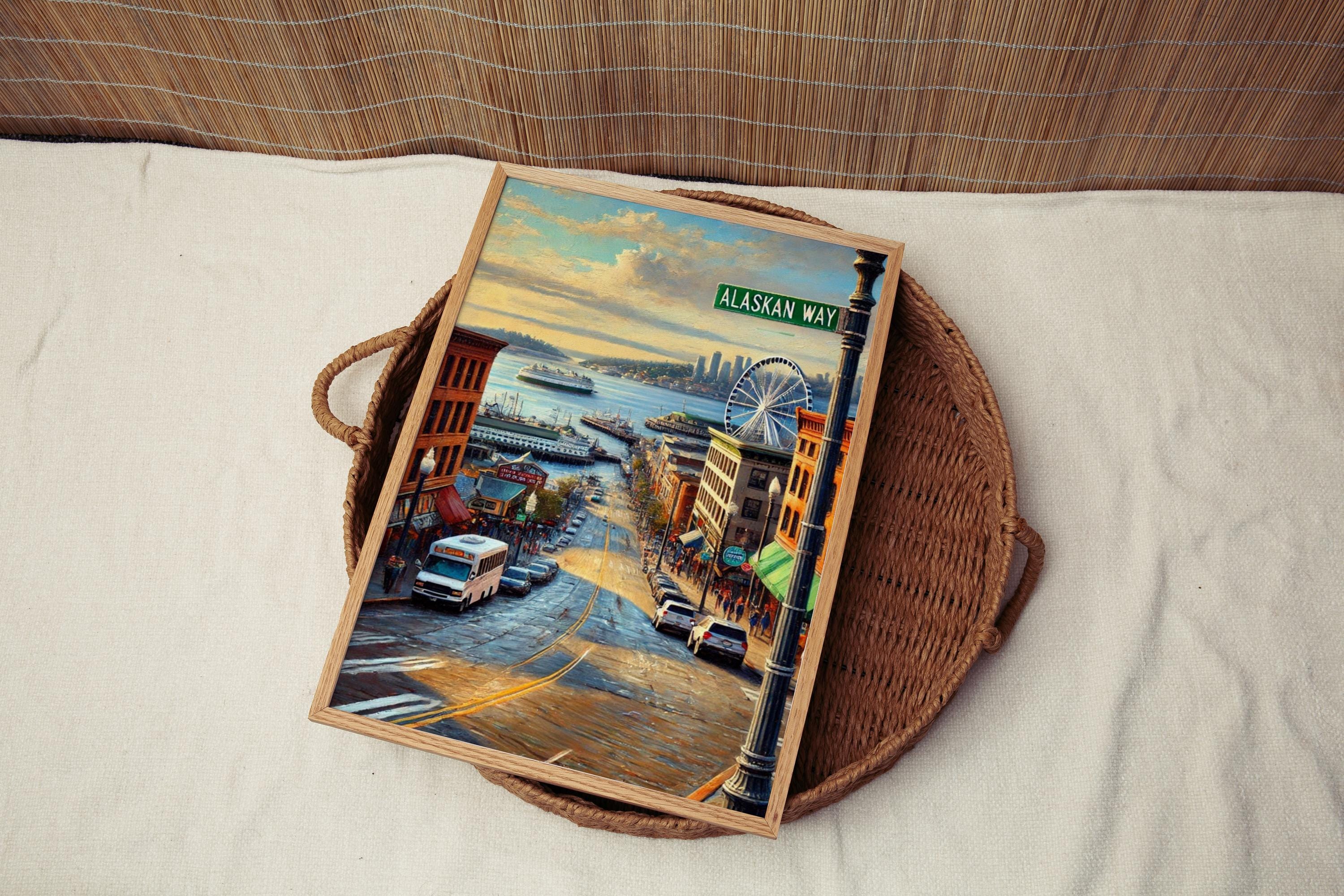 Alaskan Way Wall Art Print – Alaskan Way, Alaska, USA, North America