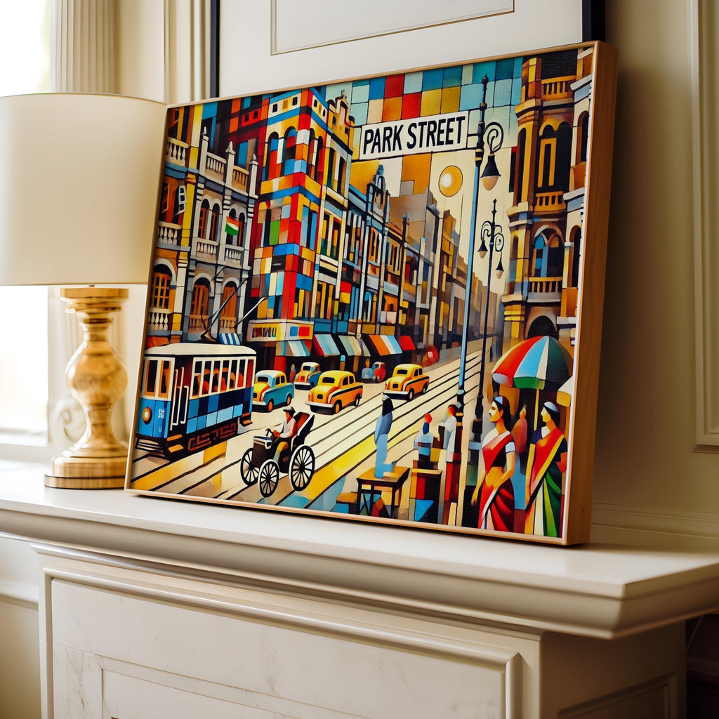 Park Street Cityscape Print - Kolkata, India