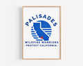 Palisades Wildfire Print Modern - California, USA