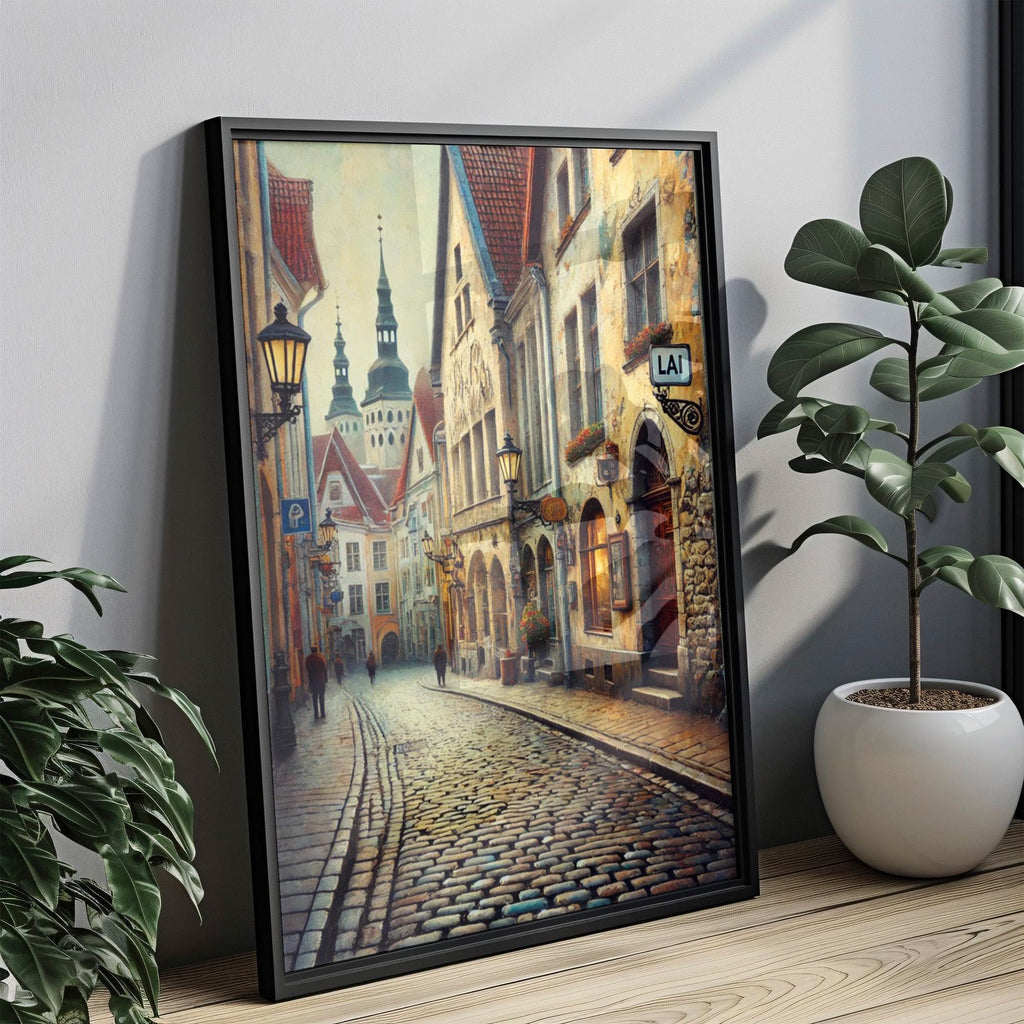 Lai Street Medieval Print - Tallinn, Estonia