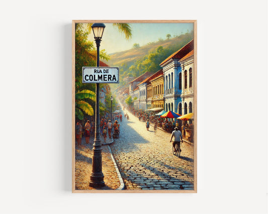 East Timor Dili Street Art | Rue de Colmera Wall Print | Travel Souvenir & Home Decor | Personalized Gift | Fine Art Paper with Archival Ink