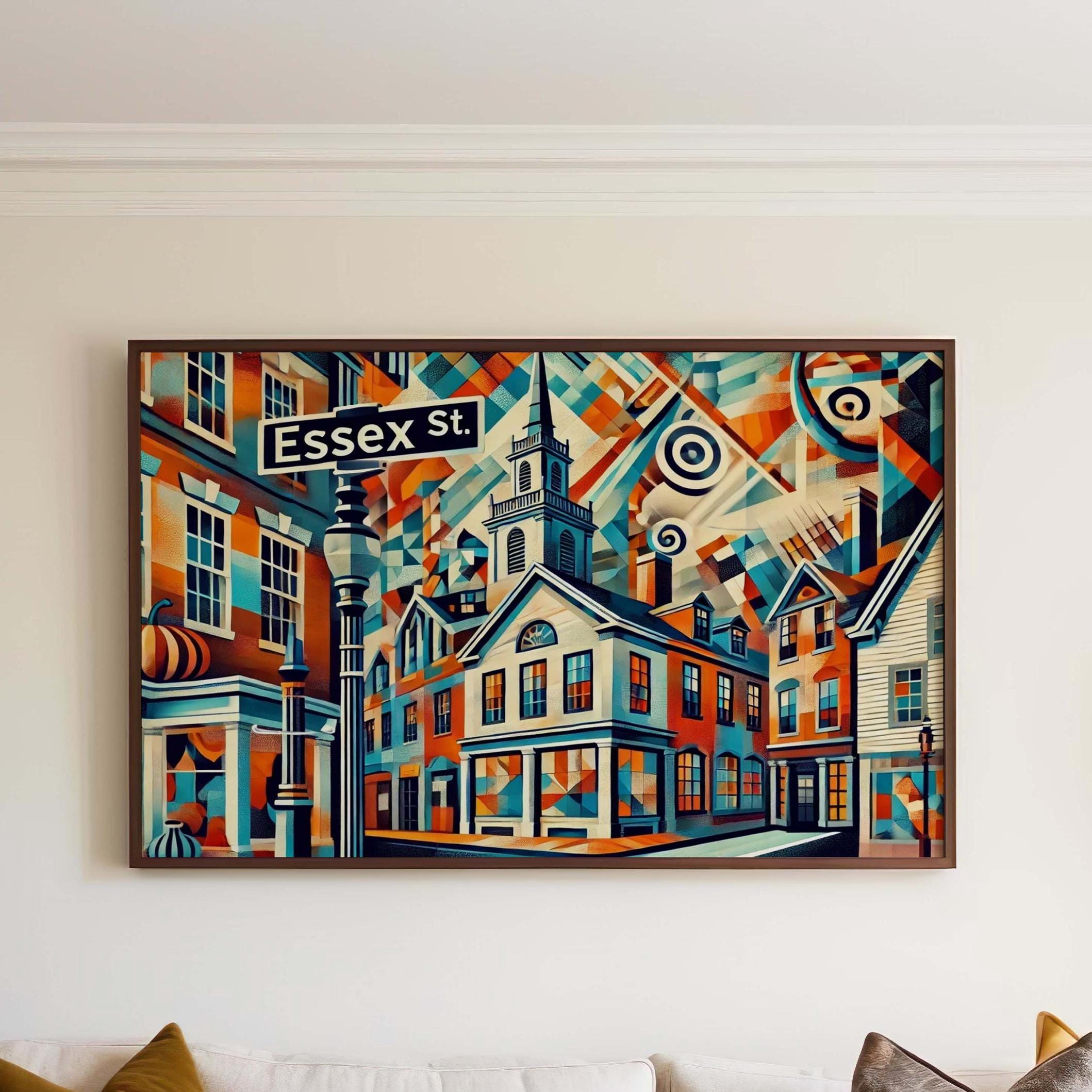 Essex Street Wall Art - Salem, Massachusetts, USA