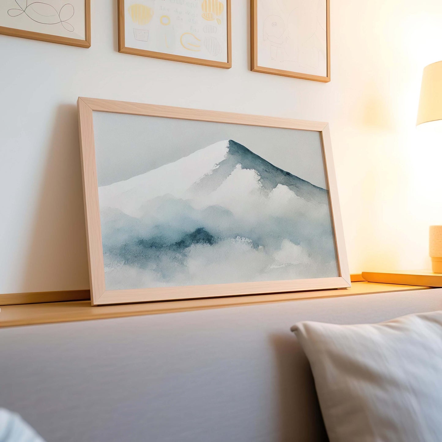 Nature Gift Mountain Wall Art, Snowy Landscape Print, Home Decor, Housewarming & New Home Art, Family Rustic Nature Poster