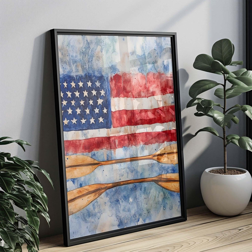 Boat Poster Patriotic - United States
