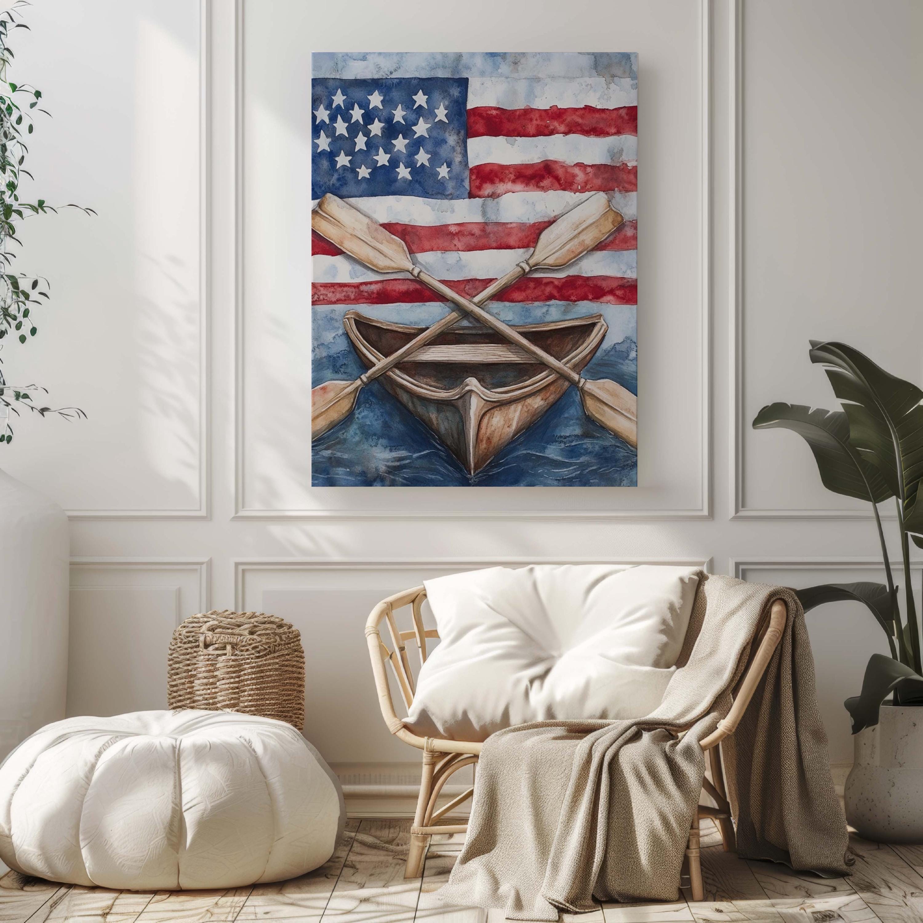 Boat Poster Vintage - United States