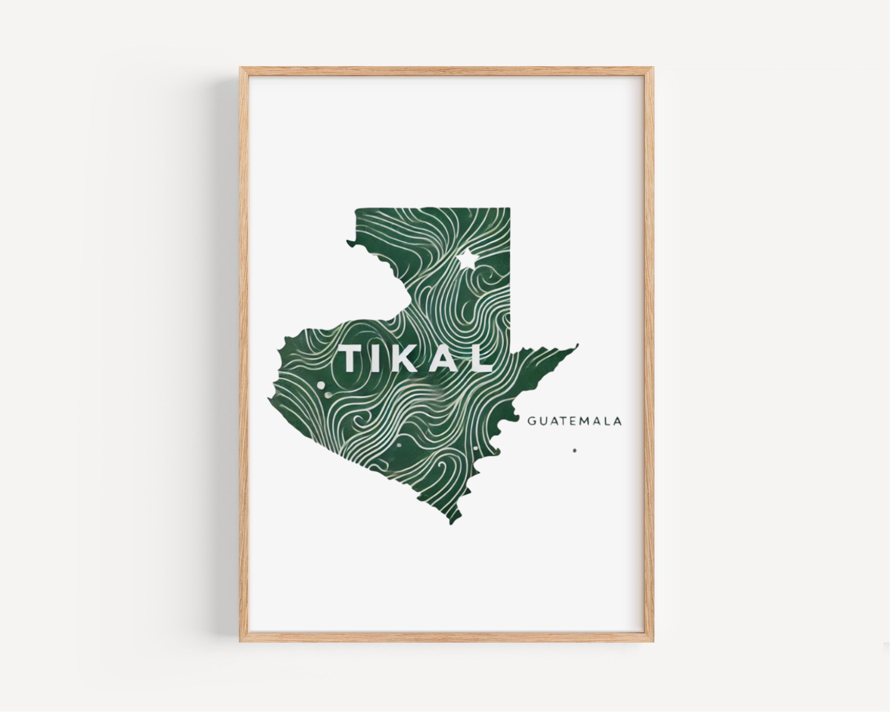 Tikal Print Decor - Tikal, Guatemala