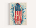 Surfing Wall Art Patriotic - United States