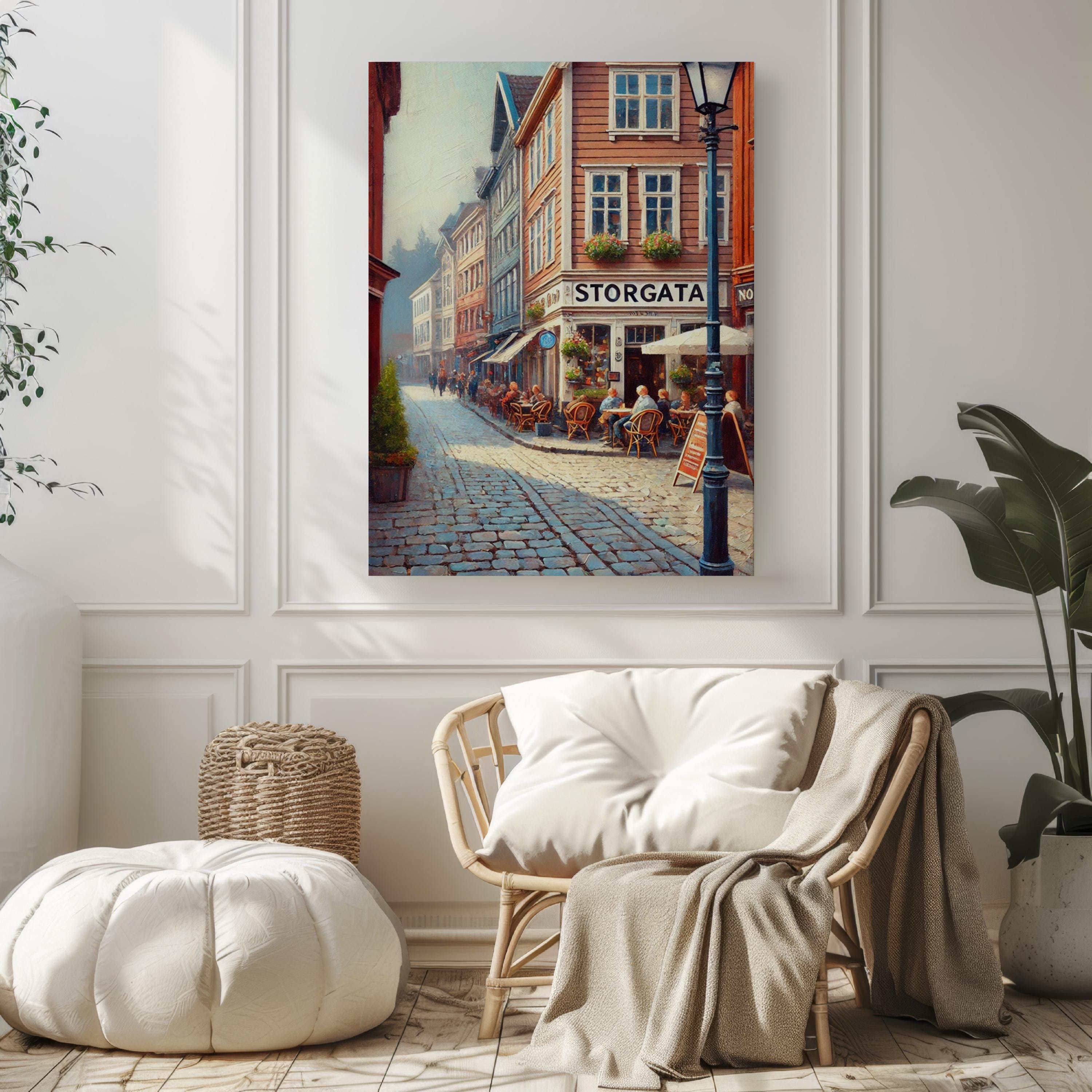 Storgata Print Scandinavian - Norway