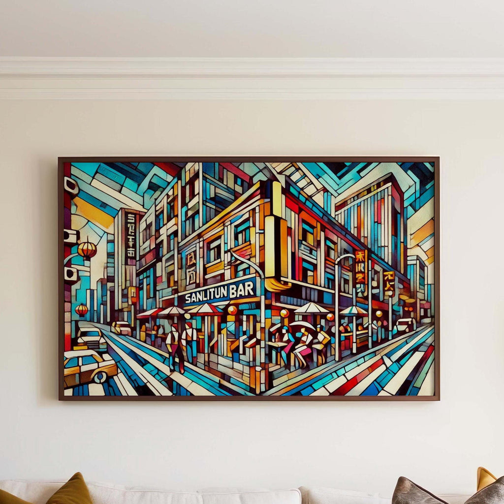 Sanlitun Bar Street Wall Art Print – Sanlitun Bar Street, USA, North America