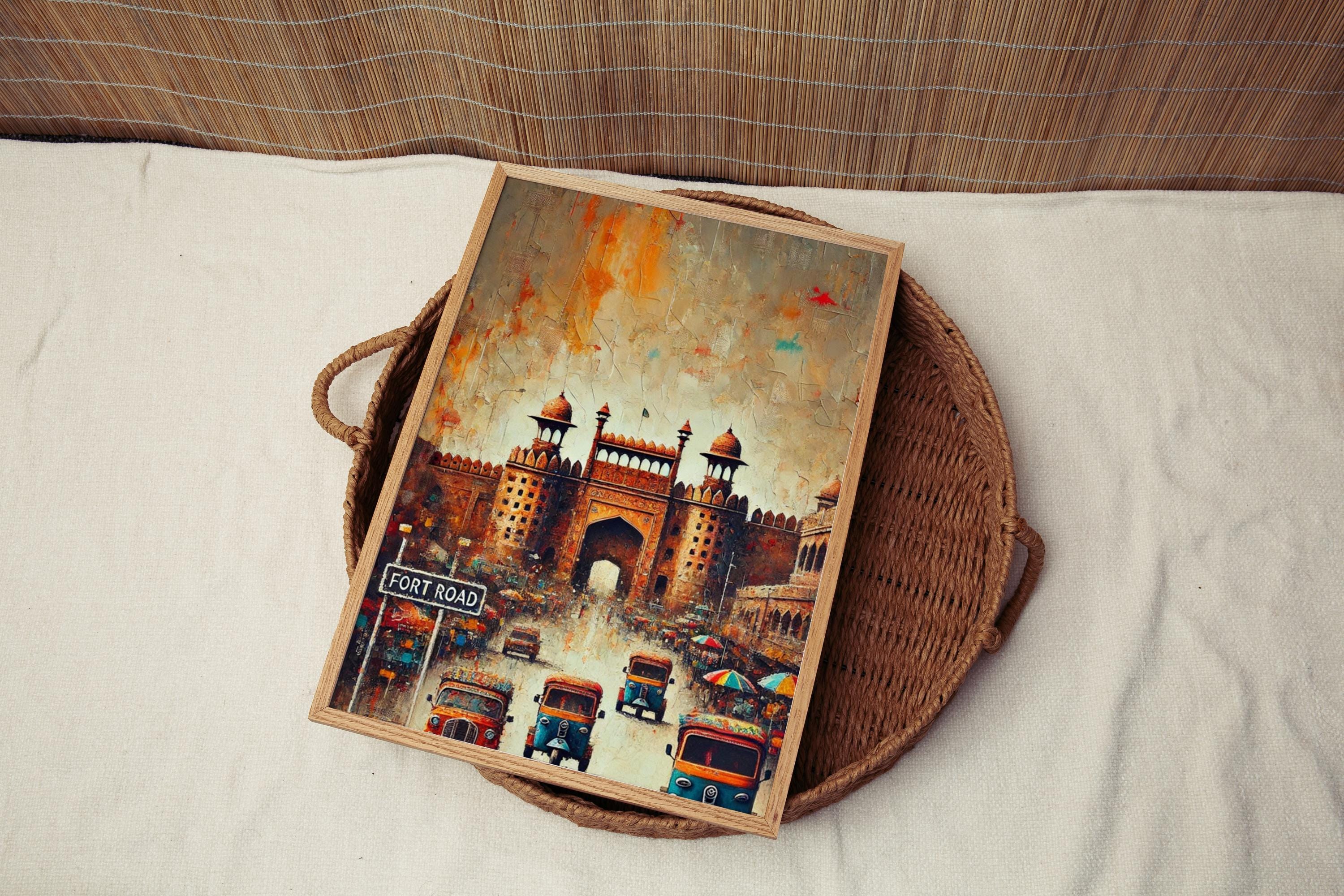 Fort Road Wall Art - Lahore, Pakistan