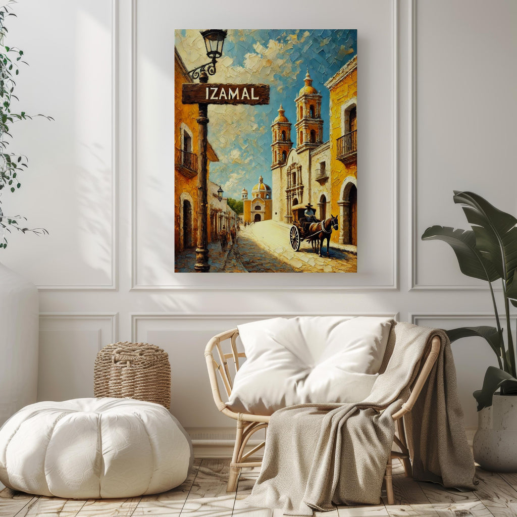 Izamal Print Vibrant - Izamal, Yucatan, Mexico