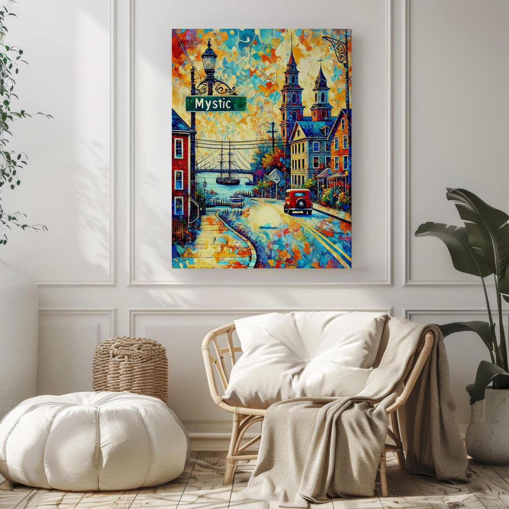 Mystic Wall Art - Mystic, Connecticut, USA