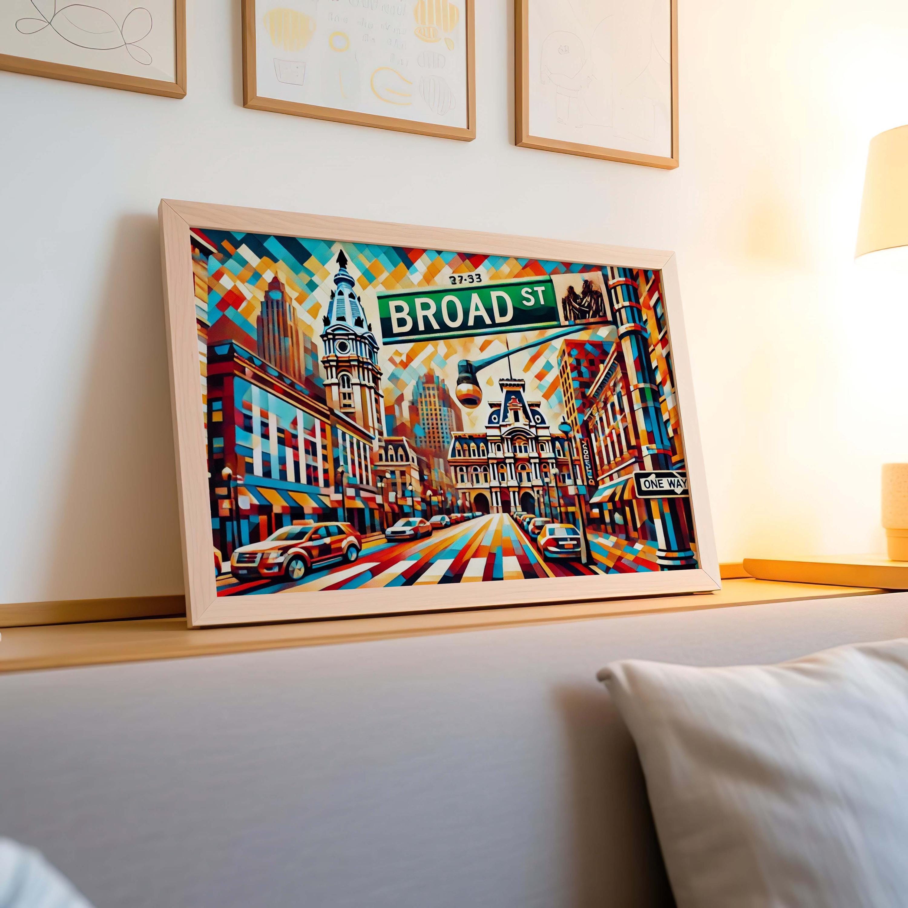 Broad Street Print - Philadelphia, Pennsylvania, USA