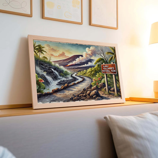 Hawaiʻi Volcanoes National Park Poster