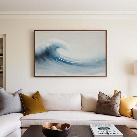 Nature Gift Wave Wall Art Ocean Print Beach Decor New Home Housewarming Family Nature Art