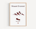Mount Everest Travel Wall Art - Nepal