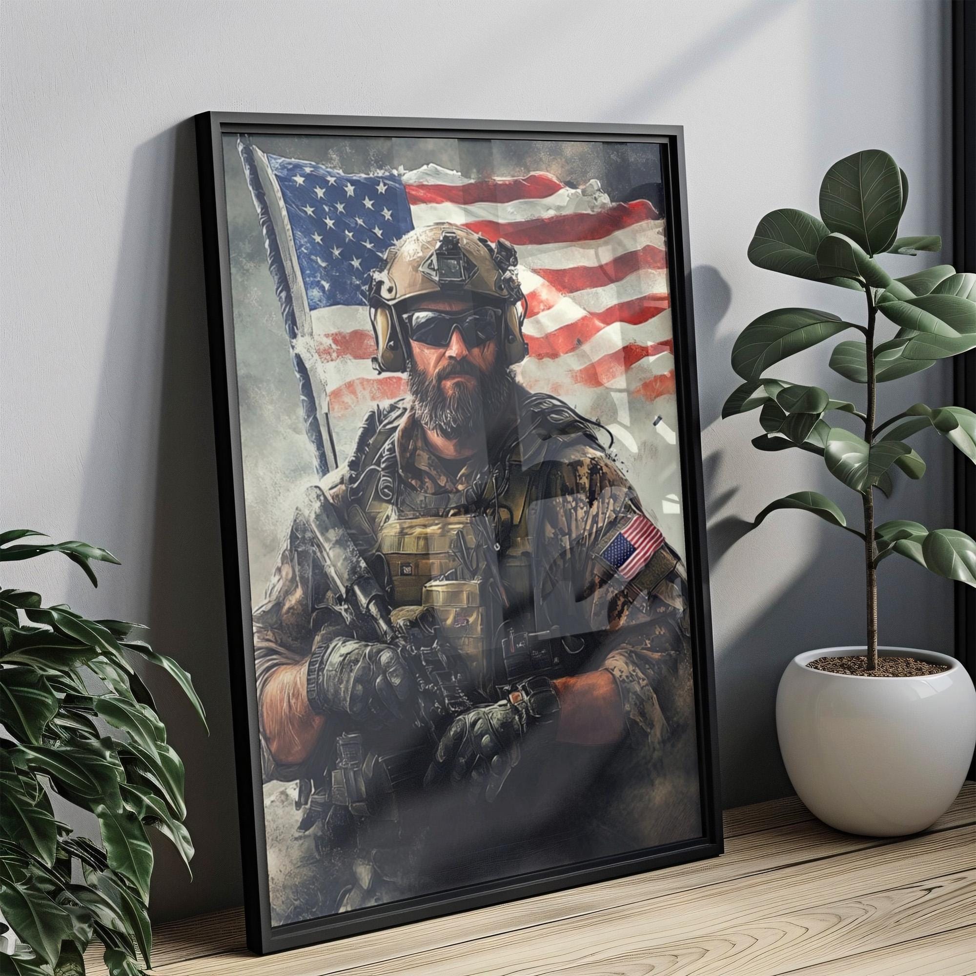 American Troop Wall Art - United States