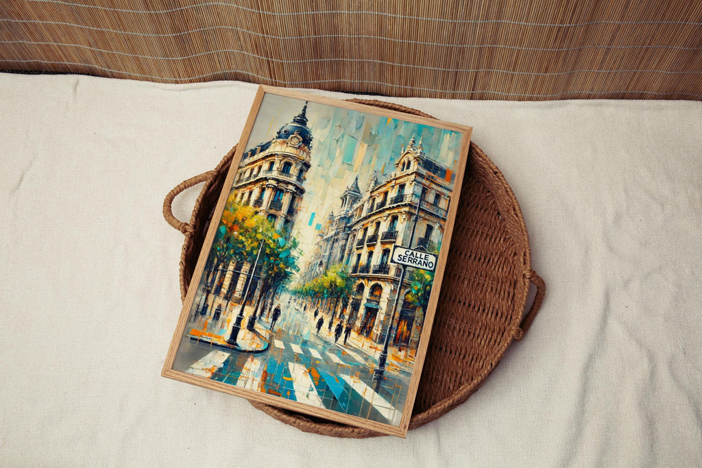 Calle Serrano Print Cityscape - Madrid, Spain